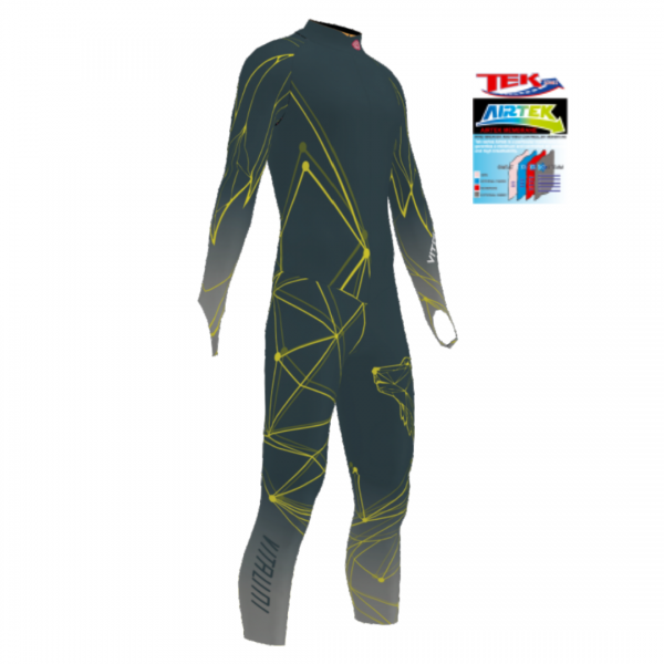 Combinaison AIRTECK Geometric Grey avec protections EB/VP46-GG
